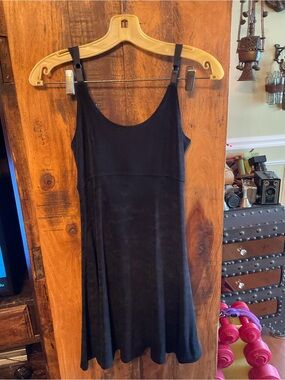 Black Sleeveless A-Line Dress - Classic Women’s Slip Dress